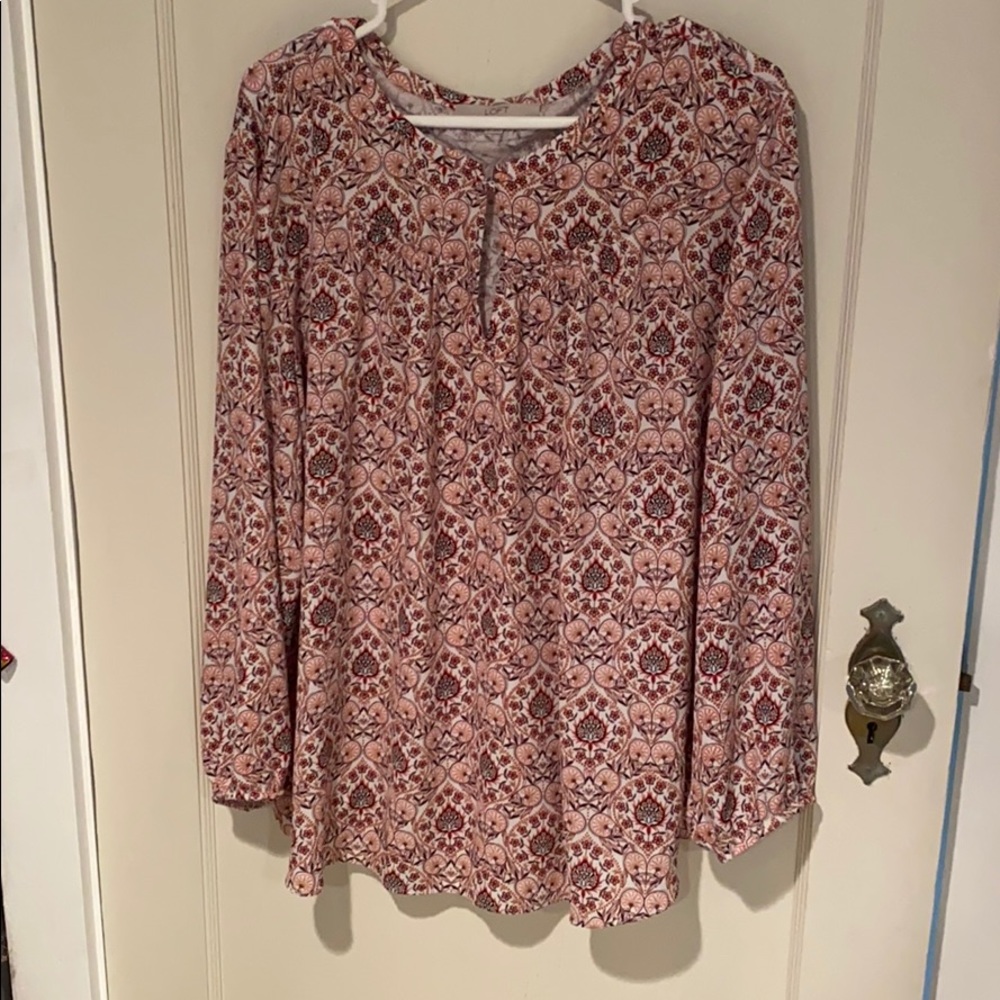 LOFT plus size 18 floral blouse